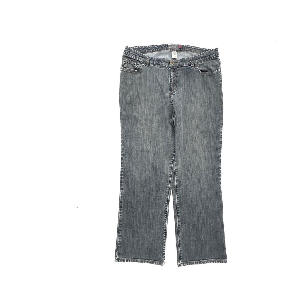 Venezia Womens Gray Stretch Bootcut Jeans Size 16 Venezia size 3 Average Denim